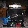 This is the equipment that Louis uses for guitar. Nice pedal board, eh?