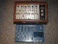 Ricky's Drum Mic Mixer and Keith's 4-Track Recorder.